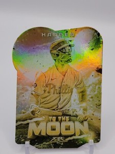 Bryce Harper 2022 Topps Fire To The Moon Gold Minted  #TTM-4