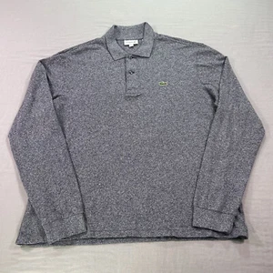 Neu ohne Etikett Lacoste Poloshirt Herren XL Größe 6 grau Krokodil Logo Rugby Golf Erwachsene - Bild 1 von 10