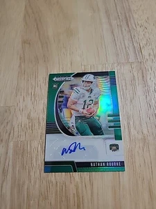2020 Prizm Draft Picks NATHAN ROURKE Green Prizm Autograph #257 Rookie Auto SP - Picture 1 of 10