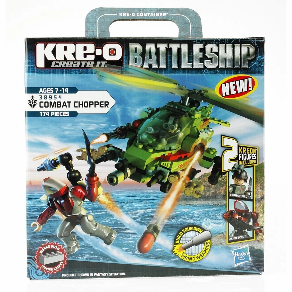 Hasbro KRE-O Battleship 38954 Combat Chopper Instruction Book Only