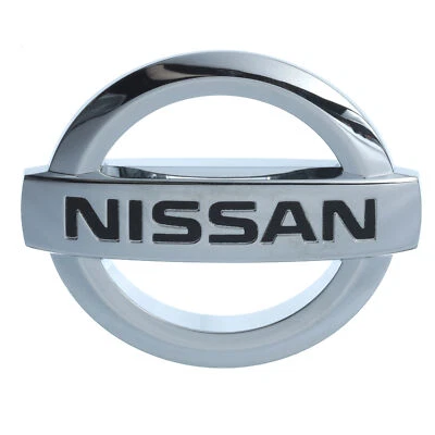 原始设备制造商 正品 2016 - 2019 年日产 Maxima 甲板盖徽章 Chrome Trunk 全新 84890-4RA0A — 第 1/4 张图片