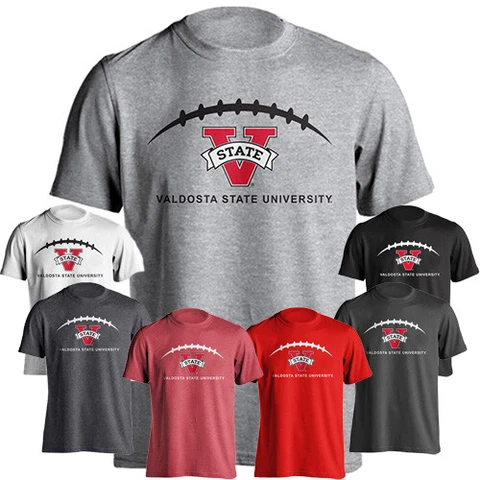 Valdosta State University VSU Blazers Football Laces Out Short Sleeve T-Shirt Cover