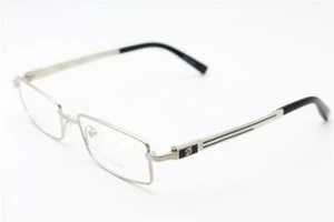 NEW S.T. DUPONT DP -8033U C2 SILVER BLACK AUTHENTIC EYEGLASSES DP-8033U 53-18 - Picture 1 of 3