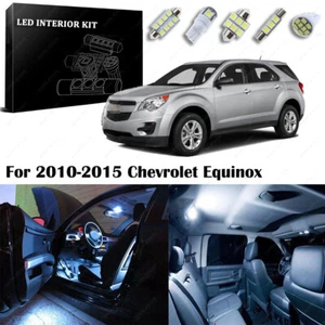 15×Xenon White LED Interior Light Package Kit for Chevrolet Equinox 2010-2015 - Picture 1 of 6