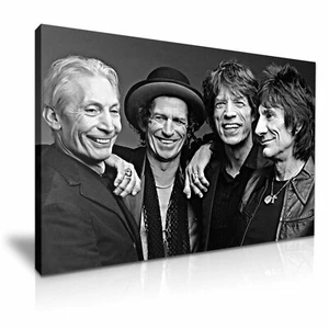 Rolling Stones Rockband Bild Leinwand moderne Kunst ~ 5 Größe zur Auswahl - Bild 1 von 12