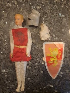 1960s VINTAGE Molded HAIR KEN DOLL IN KING ARTHUR OUTFIT #0773 - Picture 1 of 13