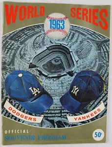1963 World Series Program - Dodgers & Yankees - Unscored - Picture 1 of 3