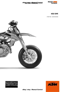 KTM 2022 - 450 SMR - REPAIR WORKSHOP SERVICE MANUAL REPRINT - Picture 1 of 6