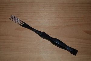 Vintage Cutco Nr. 1726 3 Zinken 11" Wendegabel mit braunem Griff - Bild 1 von 3