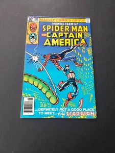 MARVEL TEAM-UP # 106 (1981)-SPIDER-MAN & CAPT.AMERICA- SCORPION NEWS STAND- F/VF - Picture 1 of 8
