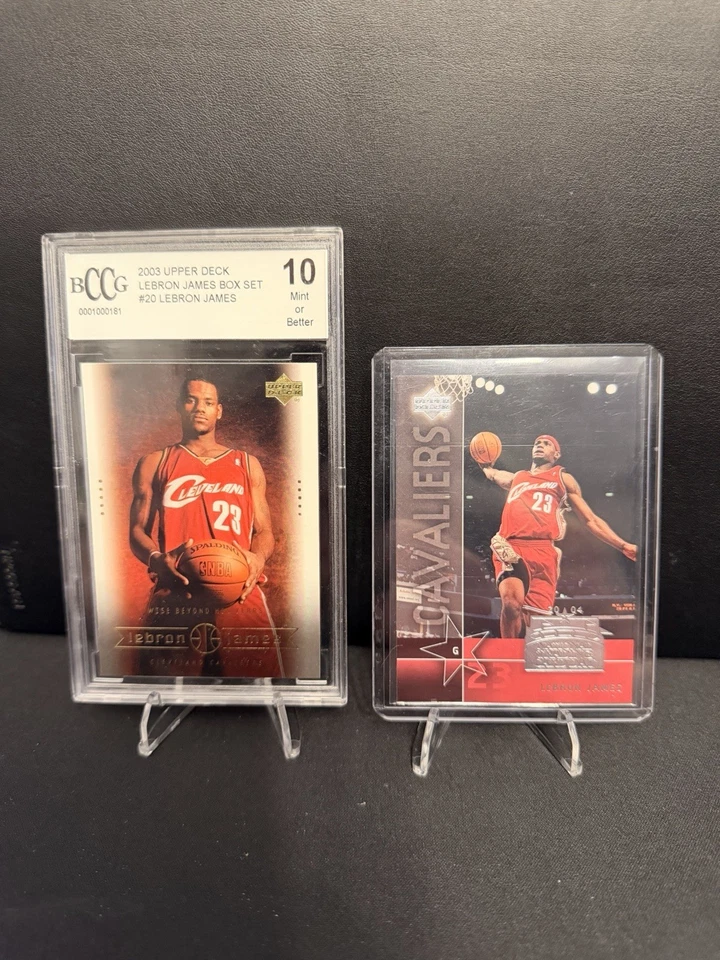 🔥🔥 ¡LOTE DE 2 CARTAS PREMIUM DE LEBRON JAMES! BCCG 10🔥🔥 Foto 1 de 2