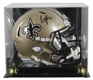 Saints Cameron Jordan Signed Full Size Speed Rep Helmet W/ Case BAS Witnessed - Picture 1 of 4