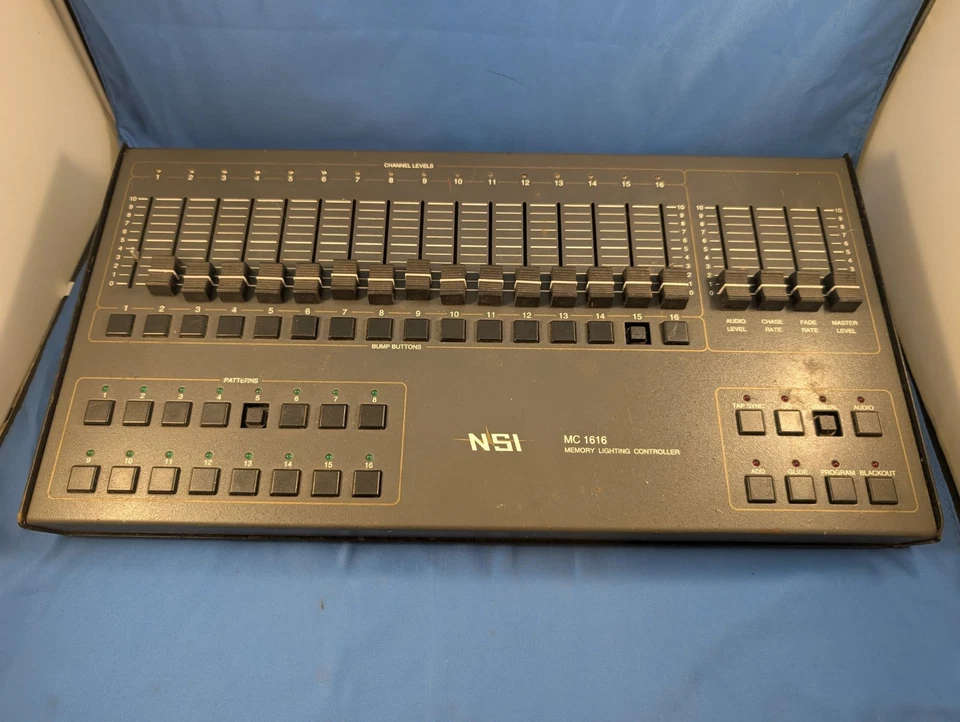 NSI MC 1616 16-Channel Memory Lighting Controller Console NO ACCESSORIES - Image 1 of 2