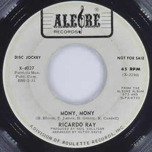 RICARDO RAY California Sun / Mony, Mony ALEGRE X-4027 VG 45rpm 7" 1968 Boogaloo - Bild 1 von 4