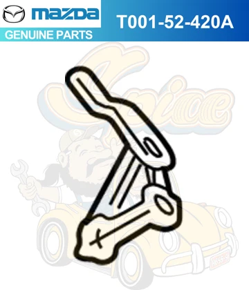 Nuevo Genuino Mazda T001-52-420A Capó Lateral del Conductor Bisagra 1995-2002 Millenia Foto 1 de 1