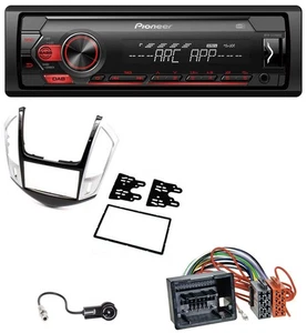 Pioneer DAB 1DIN MP3 AUX USB Autoradio für Chevrolet Cruze 2011-2016 silber - Bild 1 von 7