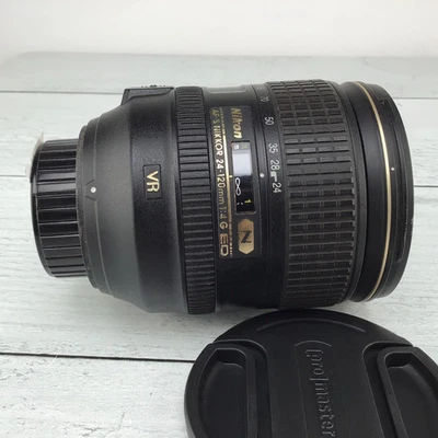 Nikon AF-S Nikkor 24-120mm f4 G VR Lens Used Fair - Image 1 of 4