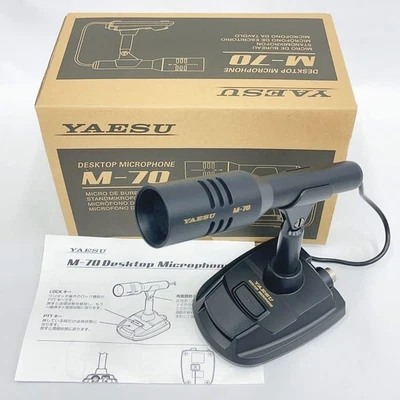 Micrófono de escritorio Yaesu M-70 MD-100A8X micrófono condensador sucesor [NUEVO] Foto 1 de 4