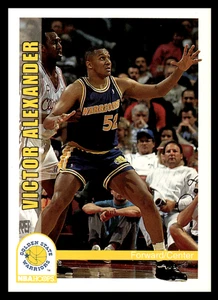 1992-93 Hoops Victor Alexander #71 Golden State Warriors NBA Basketball - Picture 1 of 2