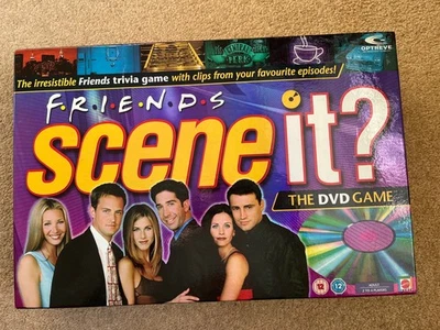 Friends TV Show Scene It? DVD Trivia Board Game 2-4 Players Ages 12+ by Mattel - Image 1 of 4