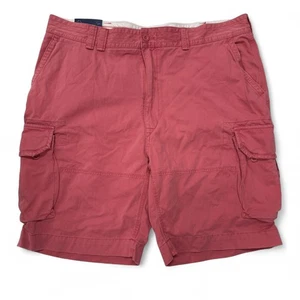 Polo Ralph Lauren Cargo Shorts Classic Fit Chino Red Mens 44T Tall NWT Cotton - Picture 1 of 10