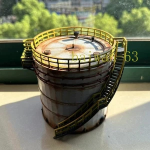 Ho Scale 1/87 Train Scene Model, Chemical Oil Storage Tank Model 1Pc Accessories - Picture 1 of 5