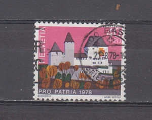 SWITZERLAND : 1978 - USED - SCOTT # B456   SEMI-POSTAL  /  CASTLE - Picture 1 of 1