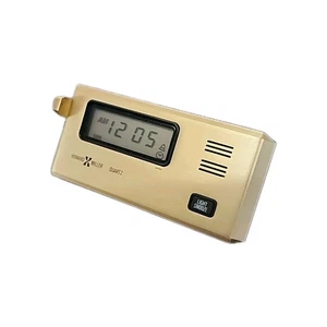 Howard Miller LCD Quartz Wecker Messing Modell 622-785 Vintage Hong Kong - Bild 1 von 10