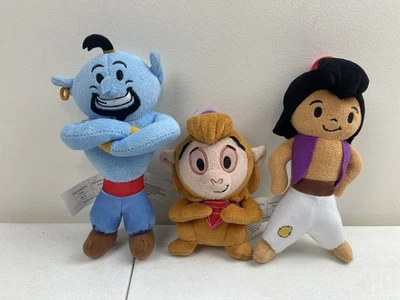 Película Disney Princesa Aladino - LOTE de 3 Peluches - Aladdin, Abu, Genio Foto 1 de 3