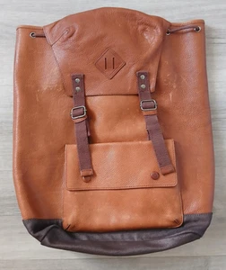 Mochila de cuero GAP vintage - tamaño 17"" x 17"" - marrón - Imagen 1 de 6