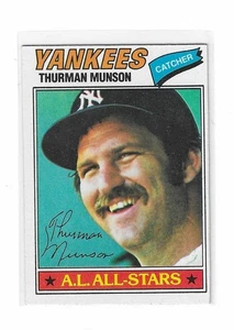 1977 Topps THURMAN MUNSON New York Yankees A.L. ALLSTARS Karte 170 - Bild 1 von 2