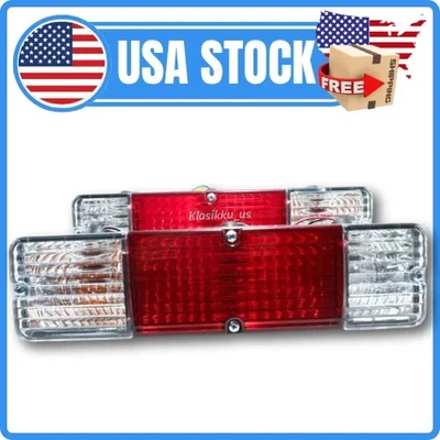 APTO PARA SUZUKI SJ410 SJ413 SAMURAI JIMNY LENTE TRANSPARENTE LUZ TRASERA LÁMPARA RL Par Foto 1 de 4