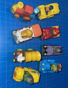 Lot Of 8 Sesame Street Playskool Cars Burt Ernie Count Cookie Big Bird Oscar - Picture 1 of 24