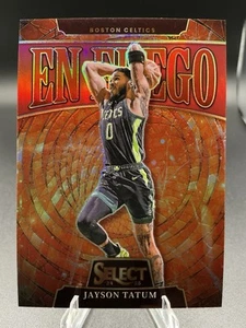 JAYSON TATUM #/99 — 2024-25 PANINI SELECT “EN FUEGO” RED PRIZM - Picture 1 of 7