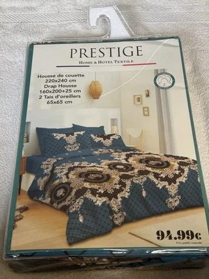 Housse de couette 220x240 cm + 2 taies + drap housse – Prestige - Immagine 1 di 2