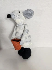 Hannas Handarbeit Mumie Maus Ratte Trick or Treat Halloween 13" stehende Deko - Bild 1 von 8