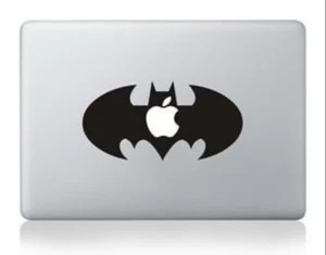 Apple MacBook Laptop Sticker Vinyl Decal Batman Bat Signal Logo - Picture 1 of 1