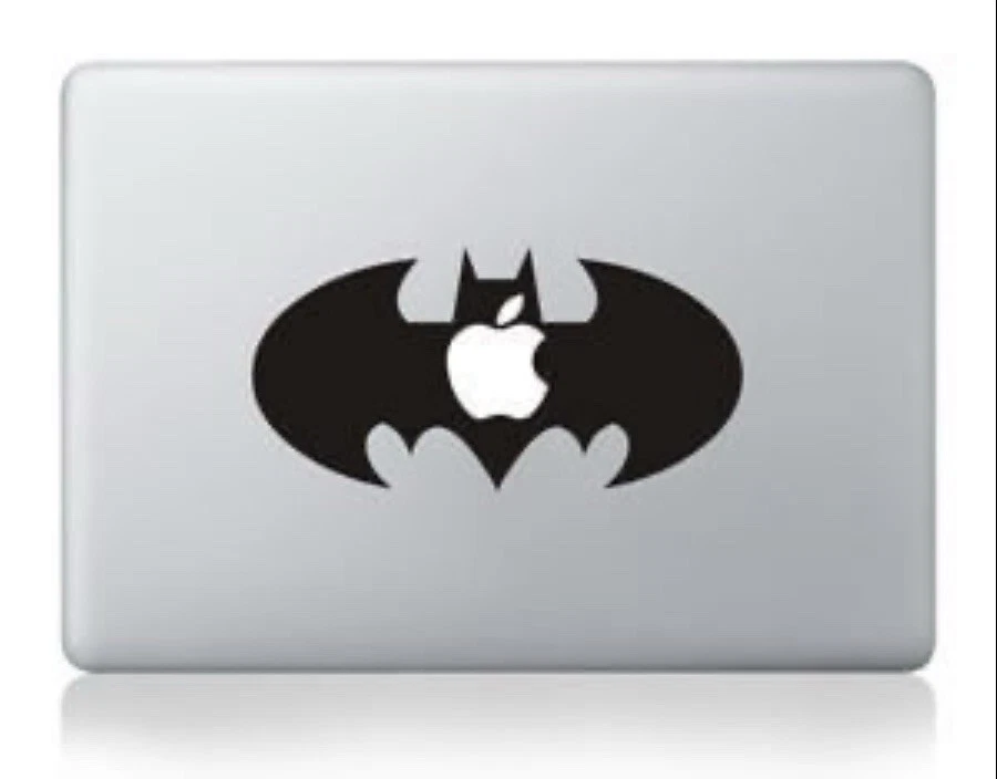 Apple MacBook Laptop Sticker Vinyl Decal Batman Bat Signal Logo - Image 1 of 1