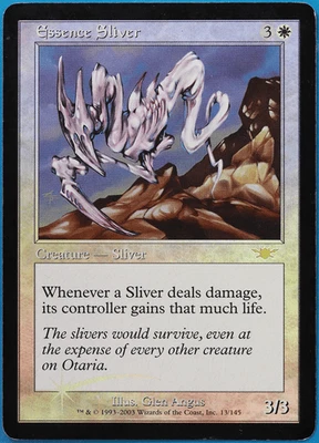 Essence Sliver FOIL Legions HEAVILY PLD White Rare CARD (498700) ABUGames - Image 1 of 2