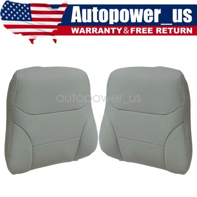 For 2012-2015 Honda Civic Front Both Side Top Replacement Seat Cover Gray 2Pcs Foto 1 de 4