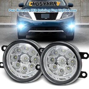 NUEVO Par de luces antiniebla LED para parachoques Nissan Pathfinder 2013-2016 6000 k - Imagen 1 de 21