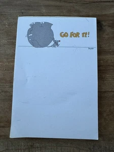Vintage Sandra Boynton Notizblock Elefant Mouse Go For It 1981 teilweise - Bild 1 von 7