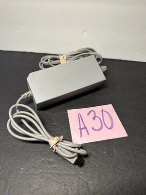 OEM Genuine Original Nintendo Wii System Console Power Cord & AV Cables TESTED - Image 1 of 4