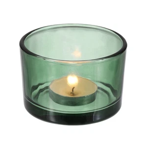 Portacandele Votivo, Portacandele Tealight in Vetro da 2,8 Pollici, Verde - Foto 1 di 6