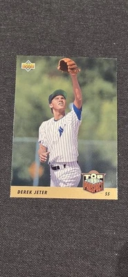 Tarjeta de novato 1993 Upper Deck Derek Jeter #449 RC Yankees   Foto 1 de 2