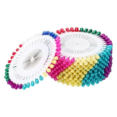 Juego de 12 pasadores de costura, ramillete decorativo pasador recto para manualidades, multicolor Foto 1 de 4