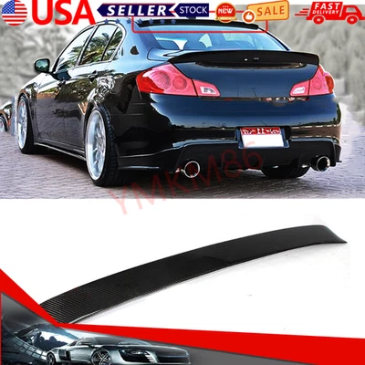 Alerón de techo de ventana trasera para Infiniti G35 G25 G37 Q40 2007-2013 sedán de 4 puertas Foto 1 de 4