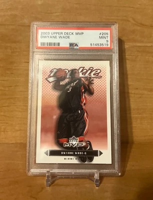 Dwyane Dwayne Wade - 2003 Upper Deck MVP #205 Rookie RC PSA 9 Mint Miami Heat - Image 1 of 2