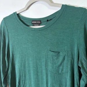 Camicia Prana donna piccola manica lunga leggera casual elasticizzata verde smeraldo - Foto 1 di 7