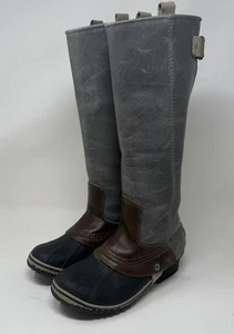 Sorel-Slimpack hohe Reitstiefel zum Überziehen Nori grün Damengröße 7 M NL2007-051 - Bild 1 von 11